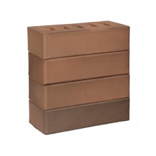 Кирпич ЛСР лицевой полнотелый светло-коричневый флеш с тех. пустотами М-300 250*120*65 мм