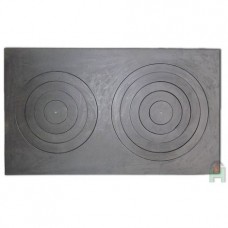 H2639 Чугунная кухонная плита двухконфорочная