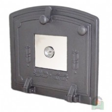 H1810 Дверца духовки со стеклом и термометром откидная