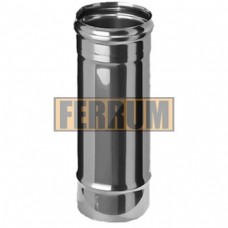 Ferrum Труба одностенная 0.5 м Ø100 мм (AISI 430, 0.5 мм)