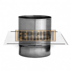Ferrum Площадка монтажная одностенная Ø100 мм (AISI 430, 0.8 мм)