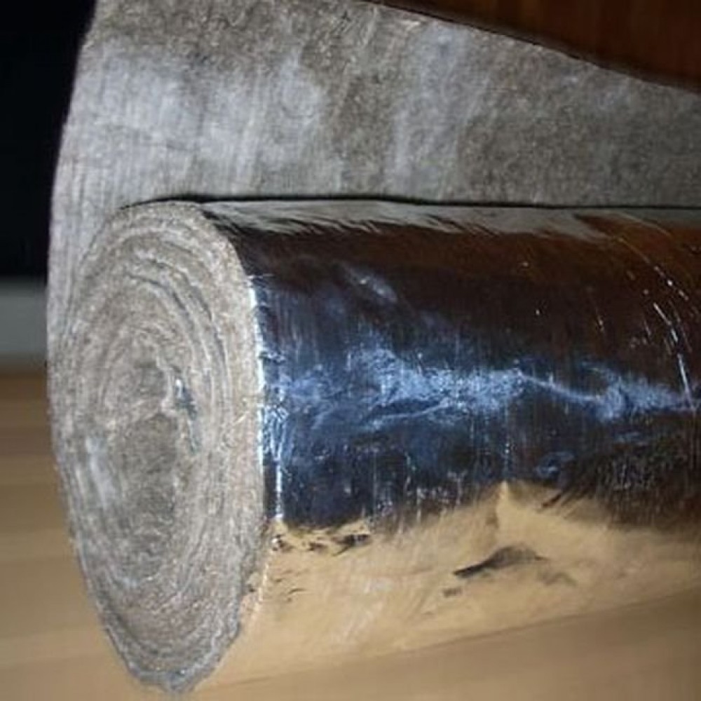 Базальтовый иглопробивной мат Рулон 8мм (фольга)