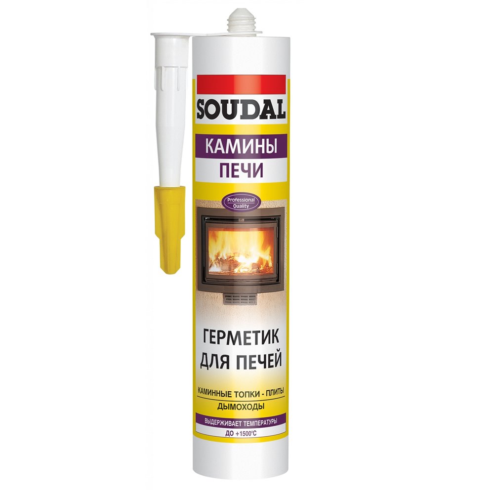 Герметик для печей Soudal (Бельгия) + 1500 °C