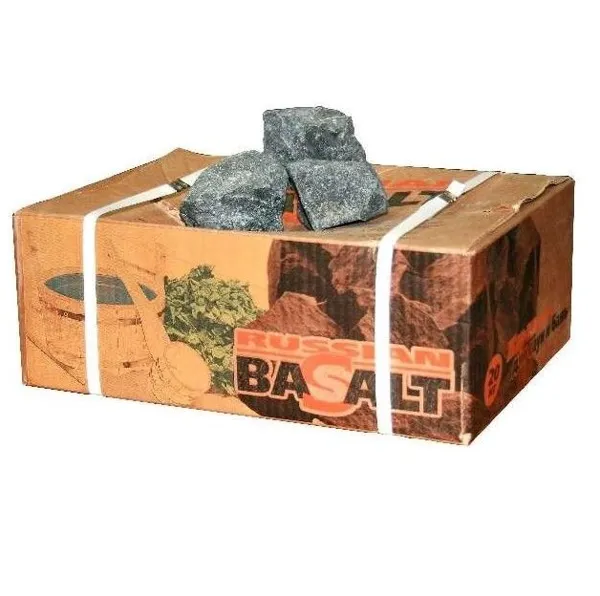 Базальт вулканический колотый средний 20 кг Карелия