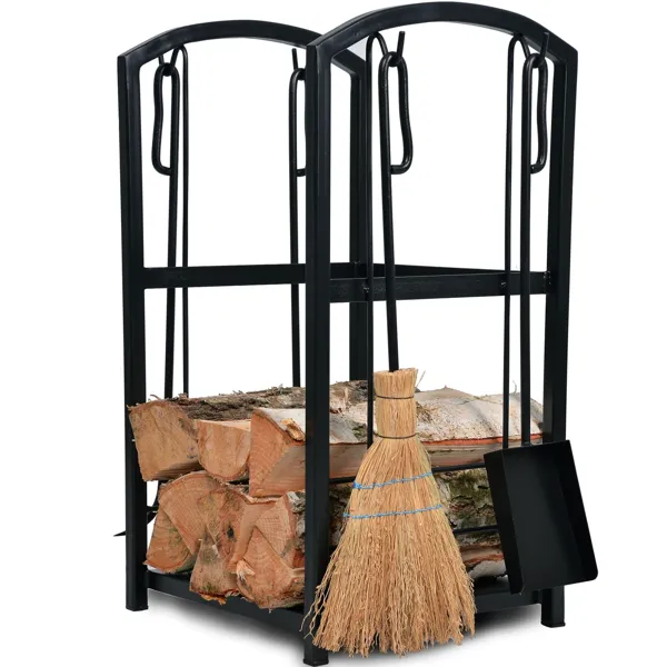 Дровница с каминным набором Ковкоград ДКН-001