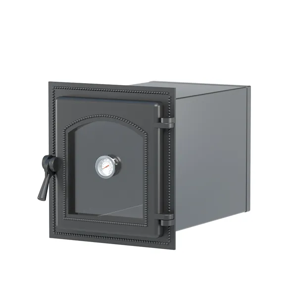 Духовка ВЕЗУВИЙ 270 с термометром (Антрацит)