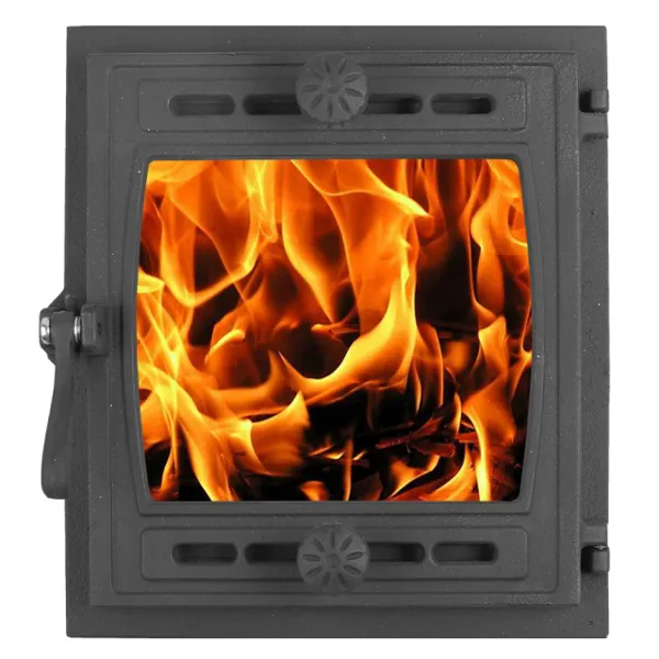 Дверка топочная ДТГ-8БС  «Кижи-2» со стеклом