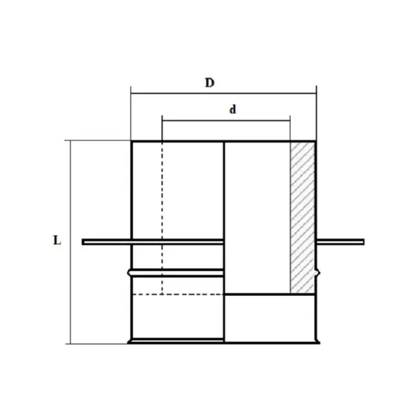 Дымоход «Вермилоджик» Опорная площадка