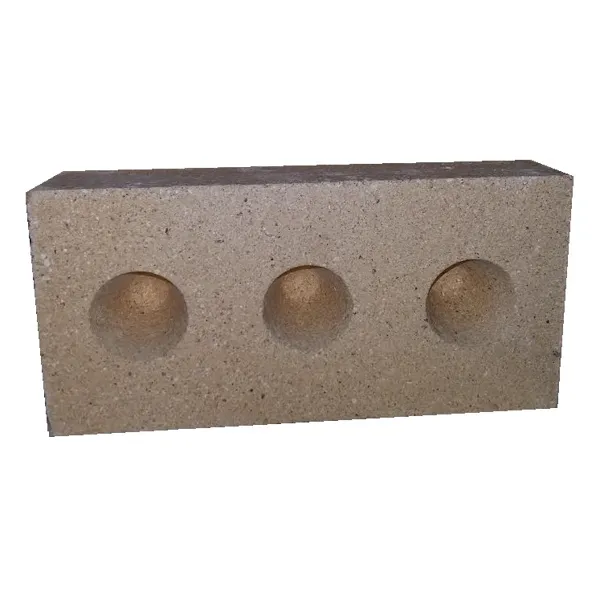 Кирпич лицевой полнотелый желтый гладкий с тремя отверстиями Богданович 250*120*65