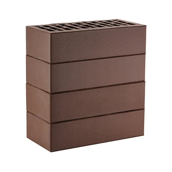 Кирпич ЛСР темно-коричневый облицовочный пустотелый гладкий М175 250*120*65 мм