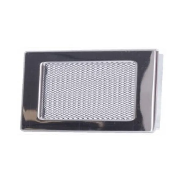 Вентиляционная каминная решетка никель 110х170 Kratki