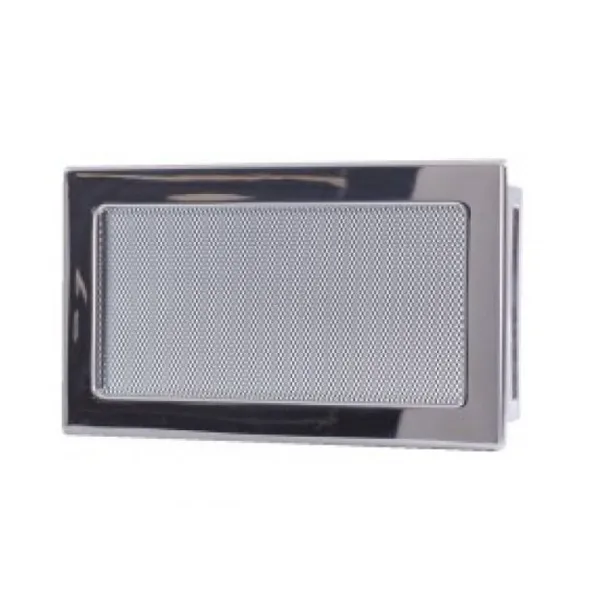 Вентиляционная каминная решетка никель 170х300 Kratki