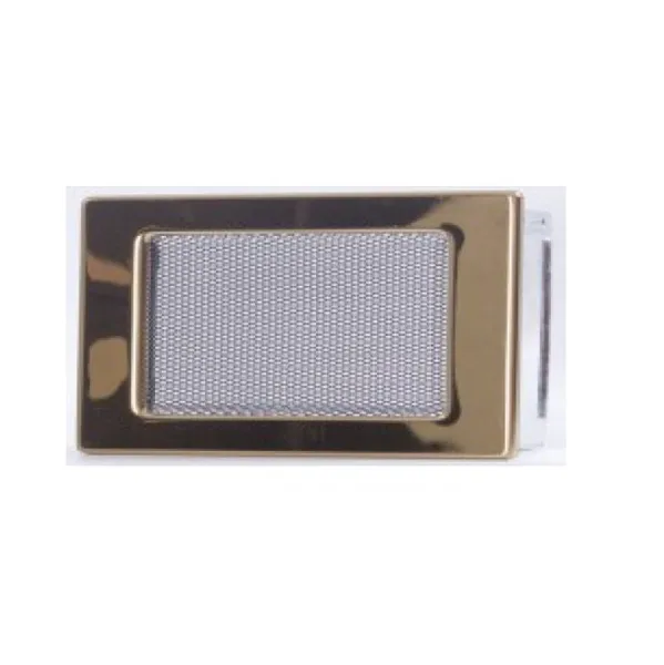 Вентиляционная каминная решетка золото 110х170 Kratki