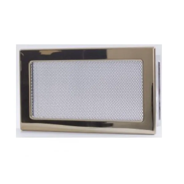 Вентиляционная каминная решетка золото 170х300 Kratki