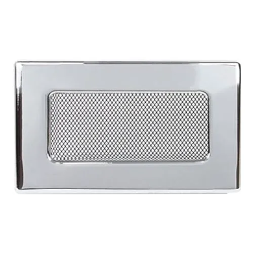 Вентиляционная решетка 110х170 мм. никель. двойная сетка