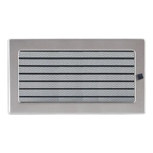 Вентиляционная решетка 170х300 мм. нерж. с жалюзи