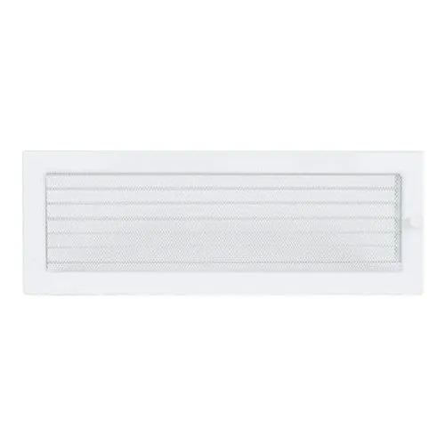 Вентиляционная решетка 170х480 мм. белый с жалюзи